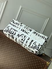 Fortok Louis Vuitton Keepall 50 Graffiti Dynasty bag White 50 x 29 x 23cm - 4