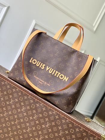 Fortok Louis Vuitton Shopper Tote Brown 32 x 16 x 40 cm