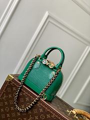 Fortok Louis Vuitton Alma Micro bag Green 15x19.5x10 cm - 1