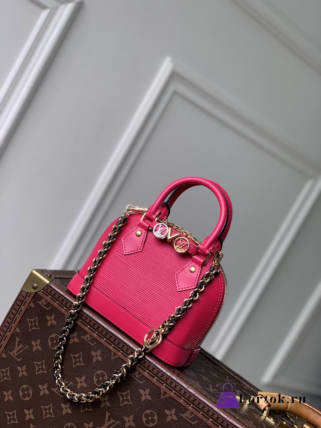 Fortok Louis Vuitton Alma Micro bag Hot Pink 15x19.5x10 cm - 1