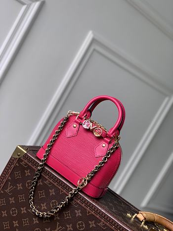 Fortok Louis Vuitton Alma Micro bag Hot Pink 15x19.5x10 cm