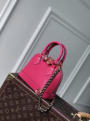 Fortok Louis Vuitton Alma Micro bag Hot Pink 15x19.5x10 cm - 4