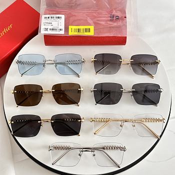 Fortok Cartier Clash de Cartier Sunglasses Multicolors