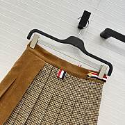 Fortok Thom Browne wrap mini skirt Brown - 6