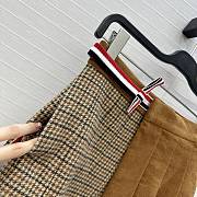 Fortok Thom Browne wrap mini skirt Brown - 4