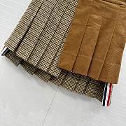 Fortok Thom Browne wrap mini skirt Brown - 2