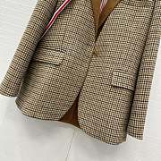 Fortok Thom Browne Gin Club Check Cheviot Tweed Sportcoat Brown  - 4