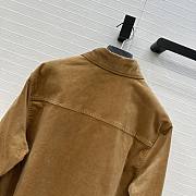 Fortok Celine cropped shirt in corduroy RAW WASH - 2