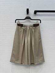 Fortok Loewe Beige Short with leather belt   - 1