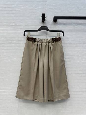 Fortok Loewe Beige Short with leather belt  