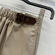 Fortok Loewe Beige Short with leather belt   - 3