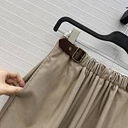 Fortok Loewe Beige Pants with leather belt  - 6