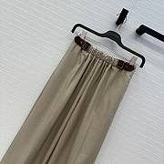 Fortok Loewe Beige Pants with leather belt  - 4