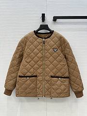 Fortok Prada quilted jacket Brown - 1