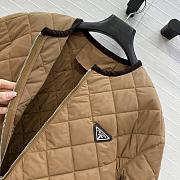 Fortok Prada quilted jacket Brown - 4