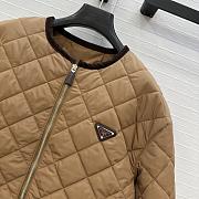 Fortok Prada quilted jacket Brown - 5