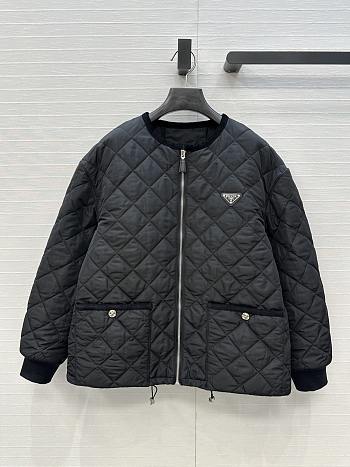 Fortok Prada quilted jacket Black