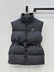 Fortok Prada padded down vest Grey - 1