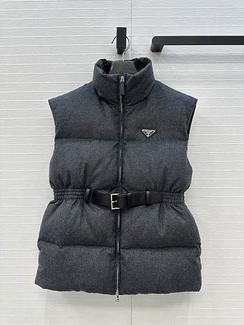 Fortok Prada padded down vest Grey