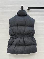 Fortok Prada padded down vest Grey - 6