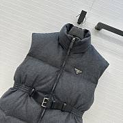 Fortok Prada padded down vest Grey - 5