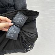 Fortok Prada long sleeves padded down coat Grey - 3