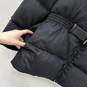 Fortok Prada long sleeves padded down coat Black - 2