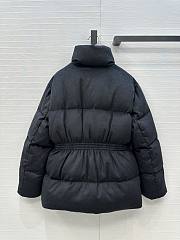 Fortok Prada long sleeves padded down coat Black - 6