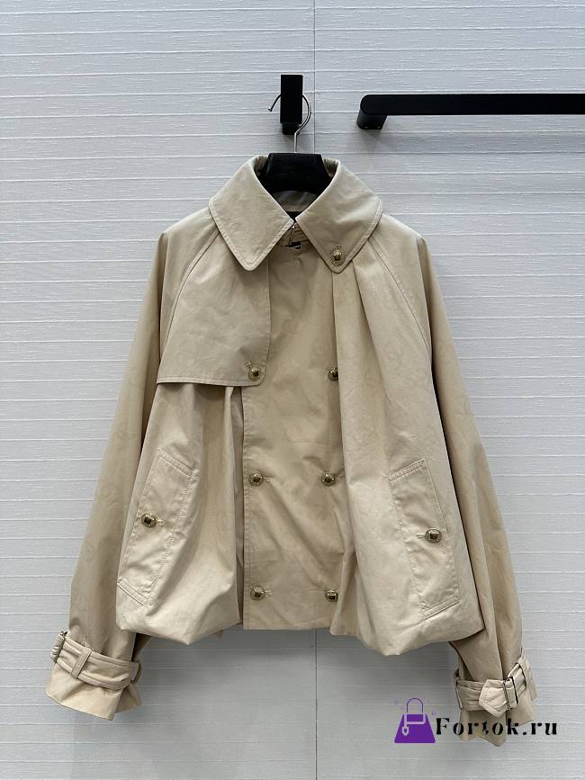 Fortok Chanel cropped trench-style jacket  - 1
