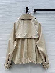 Fortok Chanel cropped trench-style jacket  - 5