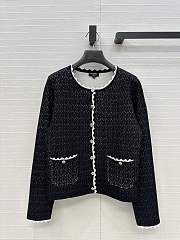 Fortok Chanel 25B cardigan Jacket Black - 1