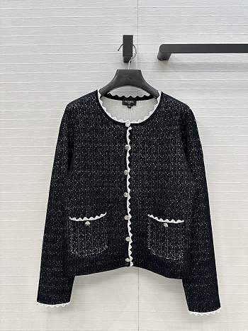 Fortok Chanel 25B cardigan Jacket Black