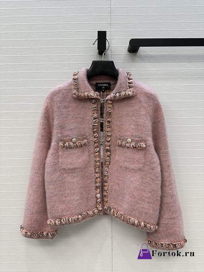 Fortok Chanel classic tweed jacket Pink - 1