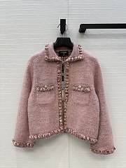 Fortok Chanel classic tweed jacket Pink - 1