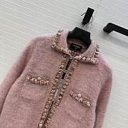 Fortok Chanel classic tweed jacket Pink - 5