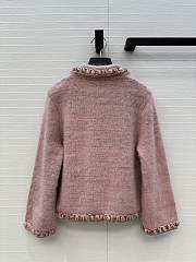 Fortok Chanel classic tweed jacket Pink - 2