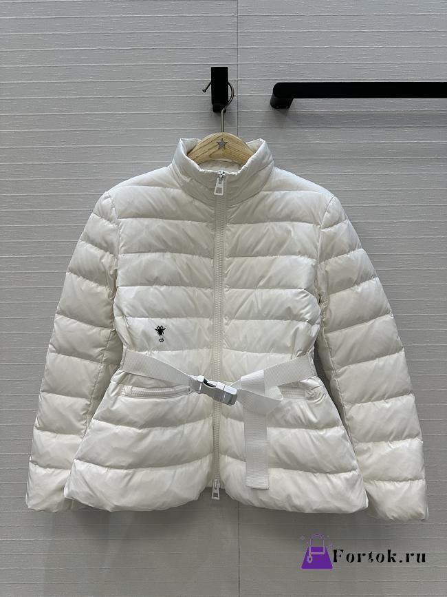 Fortok Dior DiorAlps Jacket Black Quilted Technical Taffeta White - 1