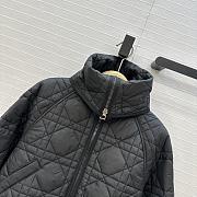 Fortok Dior Macrocannage Jacket with Oversized Collar Black  - 5
