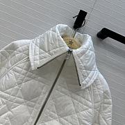 Fortok Dior Macrocannage Jacket with Oversized Collar White - 3