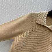 Fortok Moncler High Collar Jumper Beige - 2