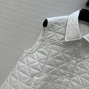 Fortok Moncler Vayres Diamond-Quilted Padded Gilet White  - 3