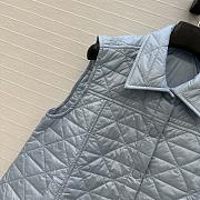 Fortok Moncler Vayres Diamond-Quilted Padded Gilet Light Blue - 4