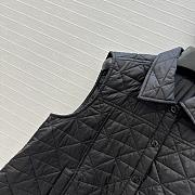 Fortok Moncler Vayres Diamond-Quilted Padded Gilet Black  - 4