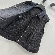 Fortok Moncler Vayres Diamond-Quilted Padded Gilet Black  - 2