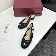 Fortok Dior Ballet Slingback Pump Black - 1