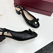 Fortok Dior Ballet Slingback Pump Black - 5
