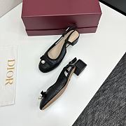 Fortok Dior Ballet Slingback Pump Black - 3