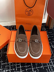 Fortok Hermes Ignacio loafer Suede Brown - 1