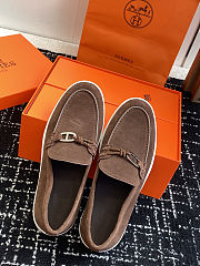 Fortok Hermes Ignacio loafer Suede Brown - 6