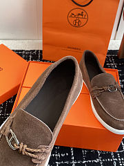 Fortok Hermes Ignacio loafer Suede Brown - 5